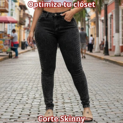 Skinny Brillo Urbano – Gris Sculpt