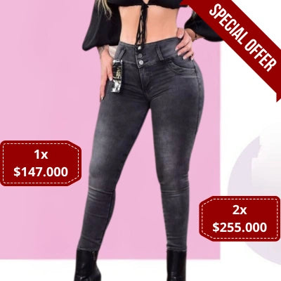 MoldeFit Pretina Larga Smoke