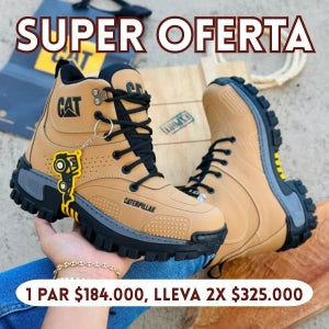 Botas Cat Suela Alta Calidad Extrema
