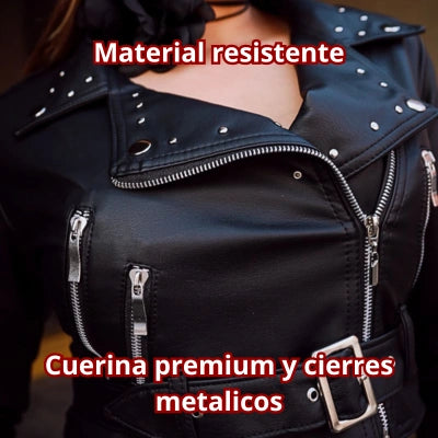 Chaqueta Cuerina Icona Noir