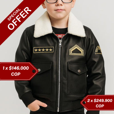 Chaqueta Piloto Kids Aviator Premium