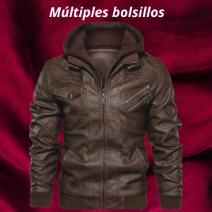 Chaqueta Rust Con Capota Importada