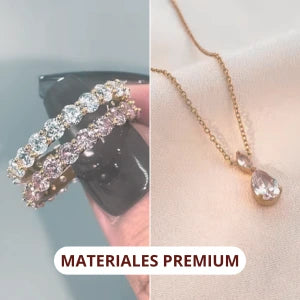 Combo Colgante Destellos + anillo