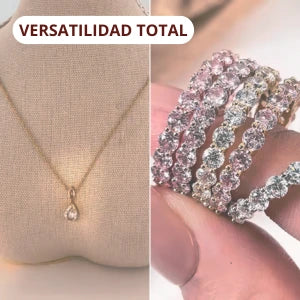 Combo Colgante Destellos + anillo