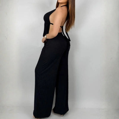 Conjunto Palazzo Luci — Satinado Elegante Talla Unica