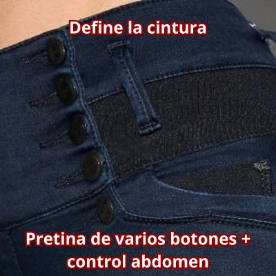 Jeans Cintura Pro Patchwork