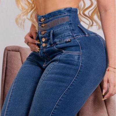 Skinny Costillero Corte Alto