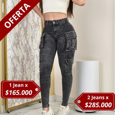 Jeans CargoFit Horma Perfecta