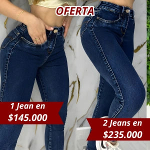 Jeans Estilo Ochentero En Tela Strech