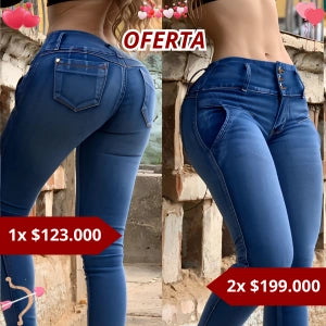 Jeans con Pretina Control Abdomen