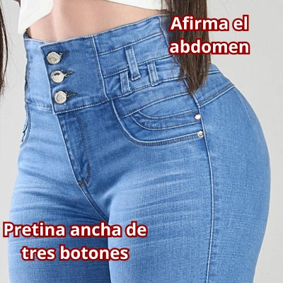 PerlaFit TripleSecure – Skinny Tiro Alto