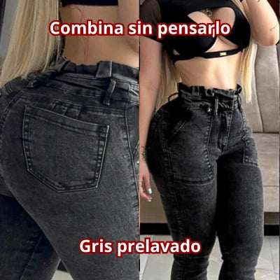 Jeans PaperSky Slim – Pretina con Golas