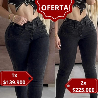 Jeans Gris Humo Strech