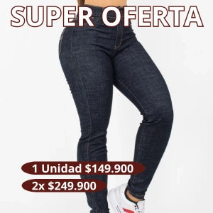 Jeans Skinny Tiro Alto
