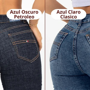 Jeans Skinny Tiro Alto