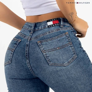 Jeans Skinny Tiro Alto