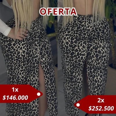 Falda Larga Animal Print