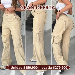 Mom Cargo Beige