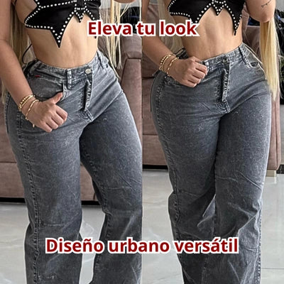 Jeans CargoFit Gris Stretch