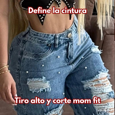 Mom Flat Destroyer Con Pedreria