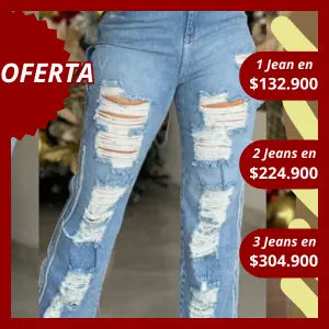 Pantalon Tipo Mom Destroyer Tendencia