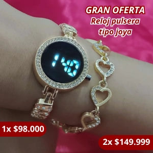 Combo Reloj y Pulsera LuxeLED