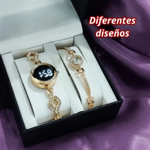 Combo Reloj y Pulsera LuxeLED