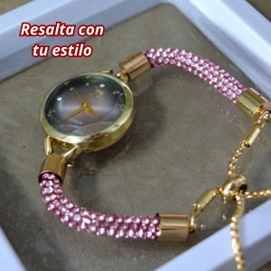 Reloj Pulsera Tipo Joya En Estuche