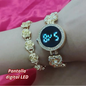 Combo Reloj y Pulsera LuxeLED