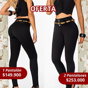 Jeans Slim Fit Negro Selva