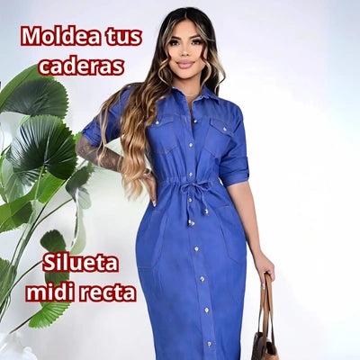 Marruecos Denim Midi – Fit Seguro