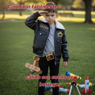 Chaqueta Piloto Kids Aviator Premium