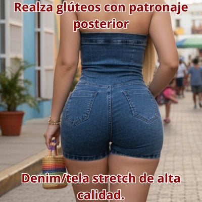 Enterizo Denim CorsetFit 360