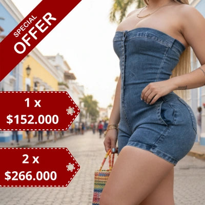Enterizo Denim CorsetFit 360