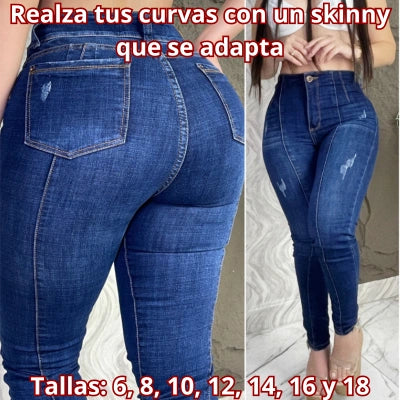 Skinny Alto Sculpt – Rasguños Premium