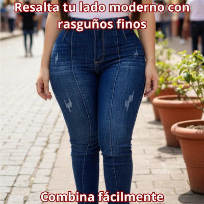 Skinny Alto Sculpt – Rasguños Premium