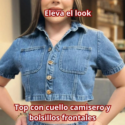 Conjunto Denim Roxy