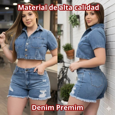 Conjunto Denim Roxy