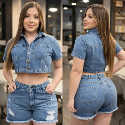 Conjunto Denim Roxy
