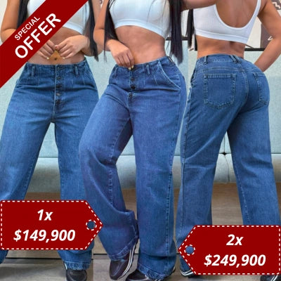 Jean Wide Leg "Brisa Estructural"