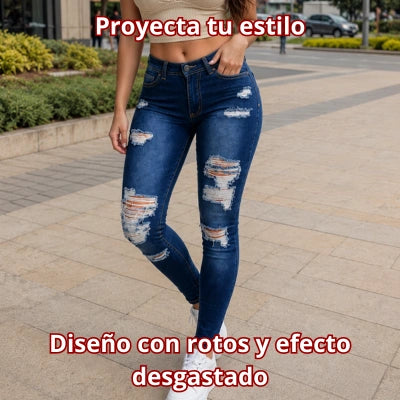 Jean Skinny "Rebeldía Índigo" American Eagle