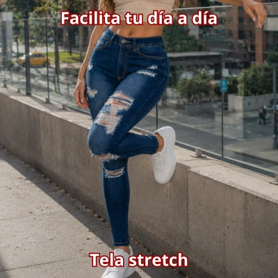 Jean Skinny "Rebeldía Índigo" American Eagle
