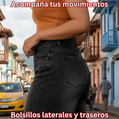 Bermuda LibreFit Gris Humo