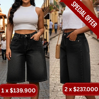 Bermuda LibreFit Gris Humo