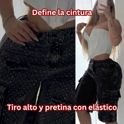 Bermuda Cargo GlowFit Levanta Cola