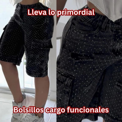 Bermuda Cargo GlowFit Levanta Cola