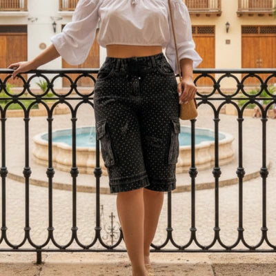 Bermuda Cargo GlowFit Levanta Cola