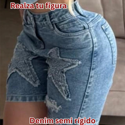 Biker Estrella Brillante Fit