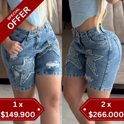 Biker Estrella Brillante Fit