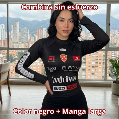 Vía Rápida — Blusa Motera Manga Larga